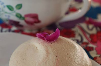 Meringues à la violette