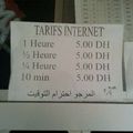 Tarif internet