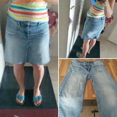 Le jean qui voulait avoir une seconde vie...