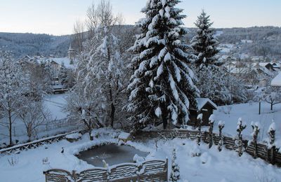 La neige est là ...