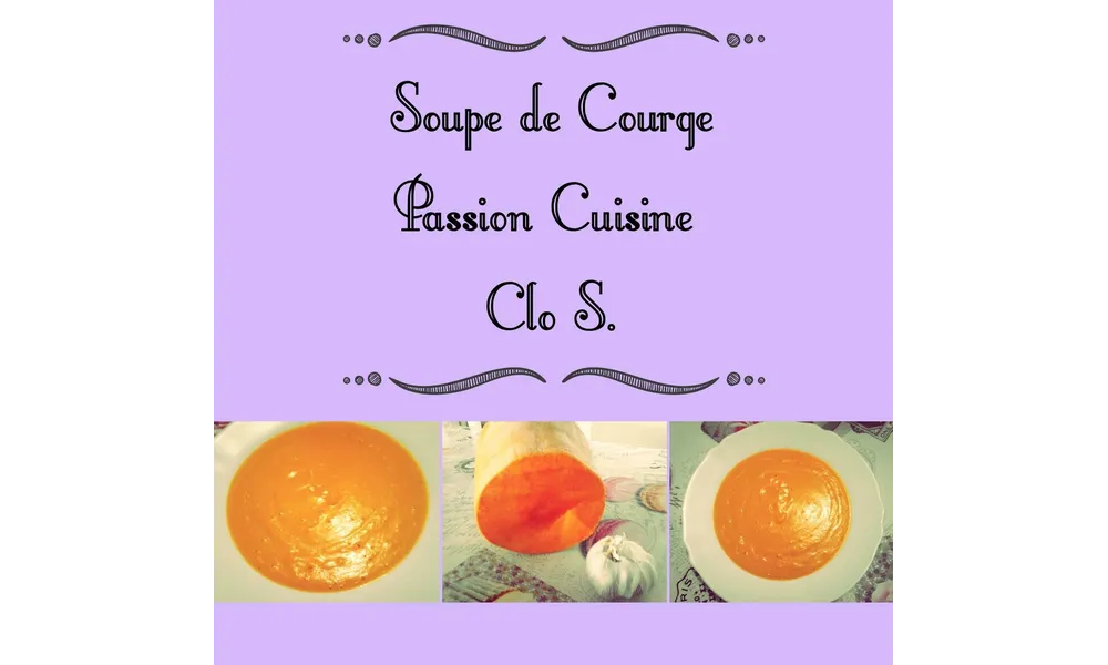 SOUPE DE COURGE 