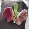 Petunias en Broche