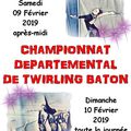 CHAMPIONNAT DEPARTEMENTAL DE TWIRLING BATON A ST GENCE CE WEEK-END
