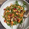 Salade de carotte, quinoa et pois chiche à la marocaine