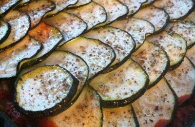 Riz à la tomate, oseille et courgette façon Tian