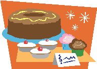 Vente de gâteaux devant l'école à l'occasion de la fête du goût!