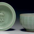 Two longquan celadon vessels, Southern Song dynasty (1127-1279)
