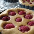 Petits gâteaux aux framboises