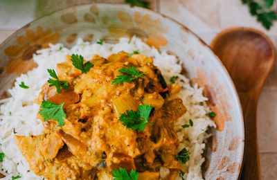 Curry d'aubergine à l'indienne