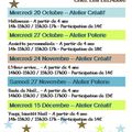 PROGRAMME DES PROCHAINS ATELIERS