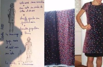 robe sobre pour tissu qui ne l'est pas