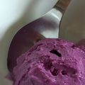 Glace à la patate douce violette et au lait de coco