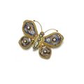 Enamel and diamond brooch, late 18th century and later