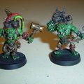 Peinture de 2 Mekanos Orks