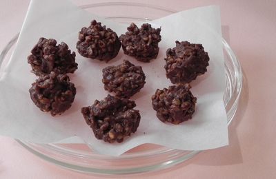 Bouchées au chocolat et au beurre d'arachides, sans gluten et sans lactose, pour enfants de tous âges