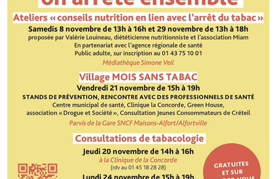 Novembre : Mois sans tabac !