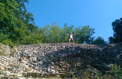 Avec Cro Magnon au Chatelet d'Etaule 