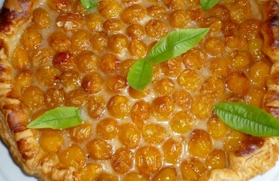 TARTE AUX MIRABELLES DE LORRAINE, EPICES ET VERVEINE CITRONNELLE
