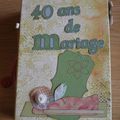 40 ans de mariage