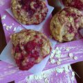 Raspberry oatmeal healthy cookies