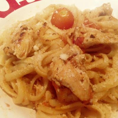 Linguine al pollo