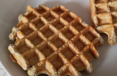 Gaufre aux flocons d avoine