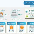 Météo du 5 Décembre 2008