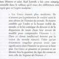 l'esprit grec et l'esprit moderne, Karl Löwith