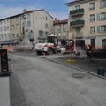 montbrison 42 2017  travaux d'aménagement place des combattants