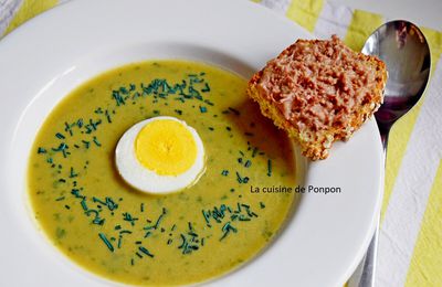 Soupe de cosses de petits pois