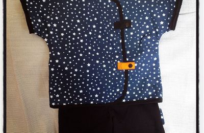 Ensemble kimono pour petit homme le nez dans les étoiles