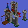 Château médiéval avec lego digital designer