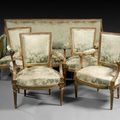 Beau mobilier de salon. Époque Louis XVI  