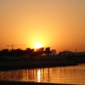 Le soleil se couche sur Doha