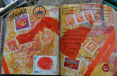 Challenge arjournal et Gribouillage # 20 : Orange !