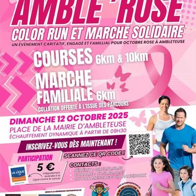 AMBLE'ROSE  dimanche 12 octobre.