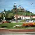 Rond-point à Saint Romain le Puy