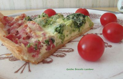 Quiche Brocolis-Lardons