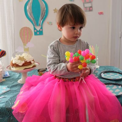 En mongolfière pour les 2 ans de Cyan 
