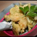 tempura de cuisses de greouilles