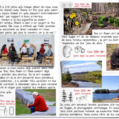 Carnet de voyage - première réunion, et premières photos