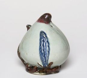 Water Dropper in the Shape of a Peach, Korean, Joseon Dynasty, last half of 18th century