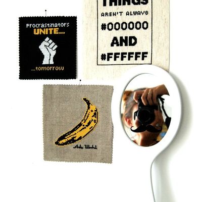 Un mur de mèmes au point de croix