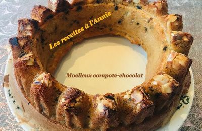 Moelleux compote-chocolat*