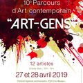 ART-GENS 2019, 10ème parcours d'art contemporain