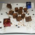 Carrés de Noel , chocolat, gavottes