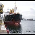 Le cargo mixte GAZELLEBANK au Havre