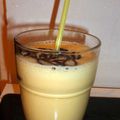 Milk shake mangue et sauce choco