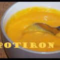 Velouté au potiron et gingembre