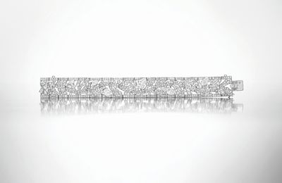 An impressive Art deco diamond bracelet, Cartier, Paris